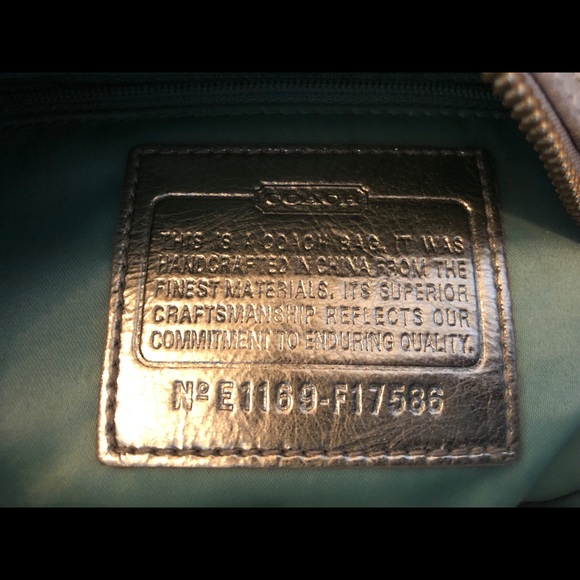 Coach Signature Shoulder Bag - Picture 3 of 3